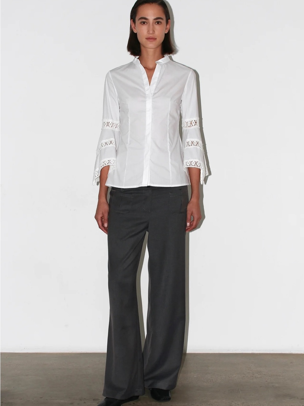 Coloma’s Gray Low Rise Trousers